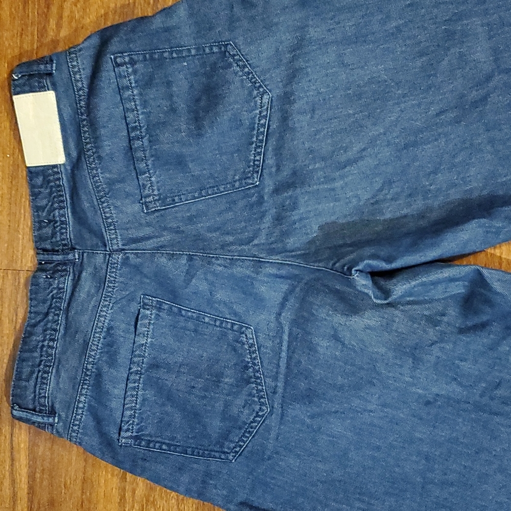ZARA Trafaluc Denim Makers Women's Wide Leg Capri Pants - Size 4 - Picture 4 of 10
